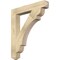 Ekena Millwork Olympic Craftsman Rough Sawn Bracket, Douglas Fir, 4"W x 28"D x 32"H BKT04X28X32OLY04RDF - alternate 1